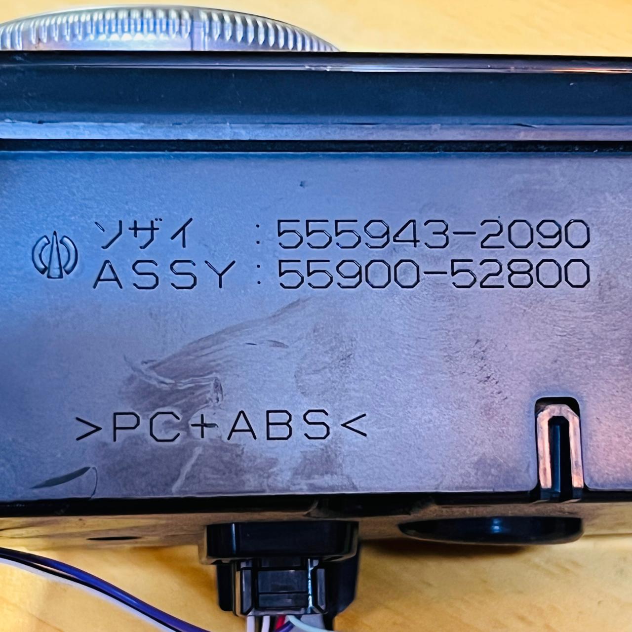 55900-52800 / 555943-2090/ 5590052800 Toyota Aqua NHP10 AC/heater climate control panel switch, automan spare parts