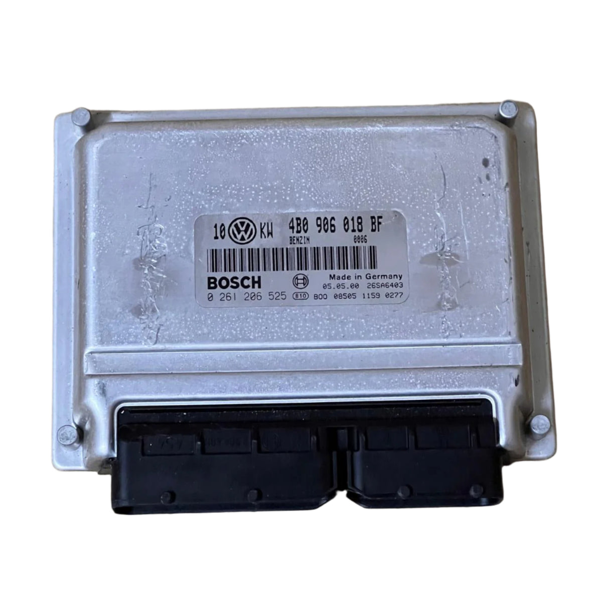 وحدة تحكم المحرك ECU AUDI A6 1.8 T BOSCH 0 261 206 525، 0261206525، 4B0 906 018 BF، 4B0906018BF