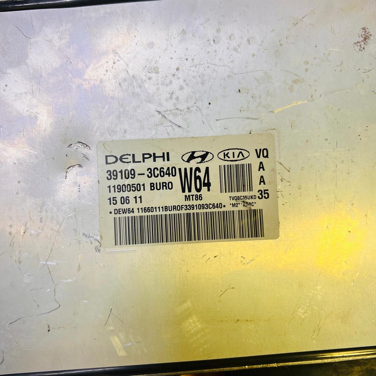 39109-3C640 / 11900501 2010 - 2014 Kia Vq Grand Carnival Engine Control Unit ECU OEM, automan spare parts