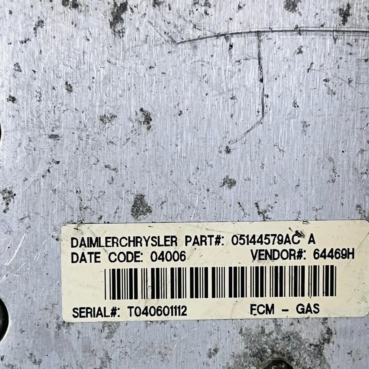 Dodge Caravan Chrysler multifunctional control module ECM OEM 05144579AC