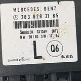 Mercedes-Benz W203 C-Class Door Control Module - Rear Left Driver 2038202185