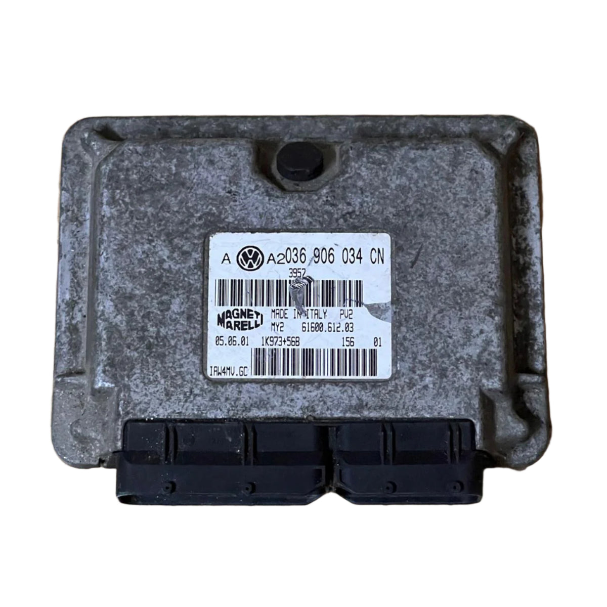 وحدة تحكم المحرك ECU فولكس فاجن فولكس فاجن جولف بورا 1.6 AZD 036 906 034 CN، 036906034CN، 61600.612.03، IAW4MV.GC، IAW4MVGC