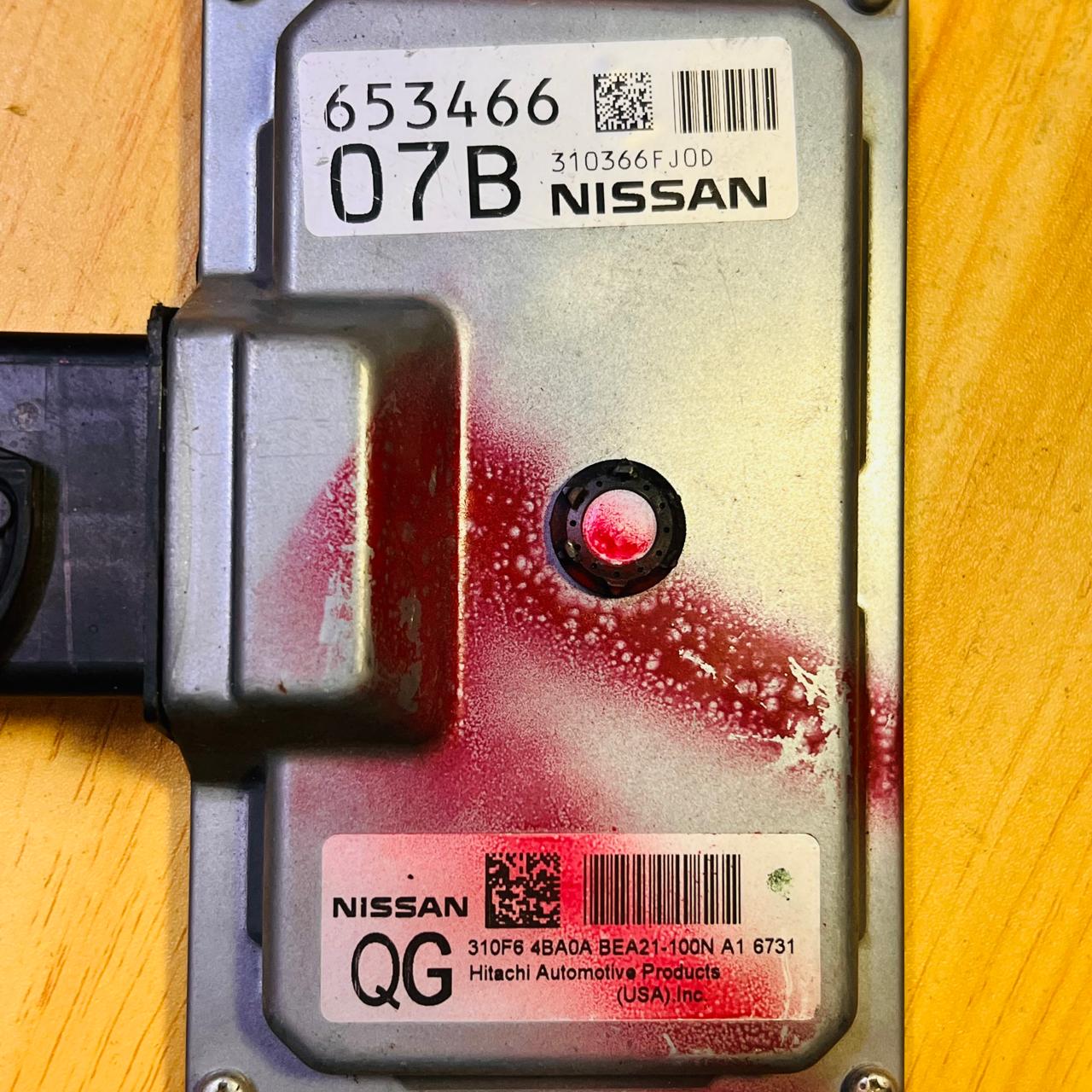 310F6-4BA0A, BEA21-100N, QG, 310F64BA0A, BEA21100N Nissan TCM CVT Transmission Control Module OEM, automan spare parts