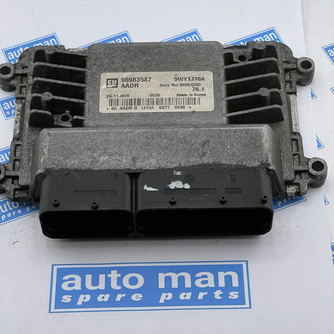 وحدة التحكم الإلكترونية للمحرك GM Daewoo CHEVROLET Cruze Premier 2009 96983587 5WY1J10A