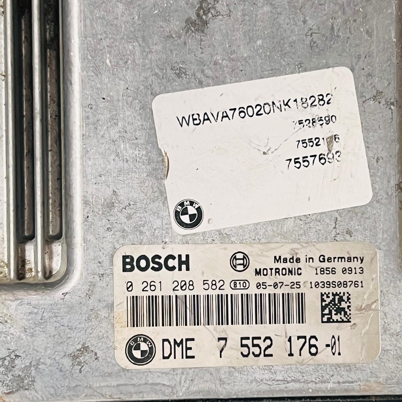وحدة التحكم في محرك وحدة التحكم الإلكترونية لسيارة BMW E87 E90 120i 320i N46 0261208582 DME 7552176 01