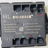 Mercedes-Benz C W204 Left rear Door control unit module a2048207585