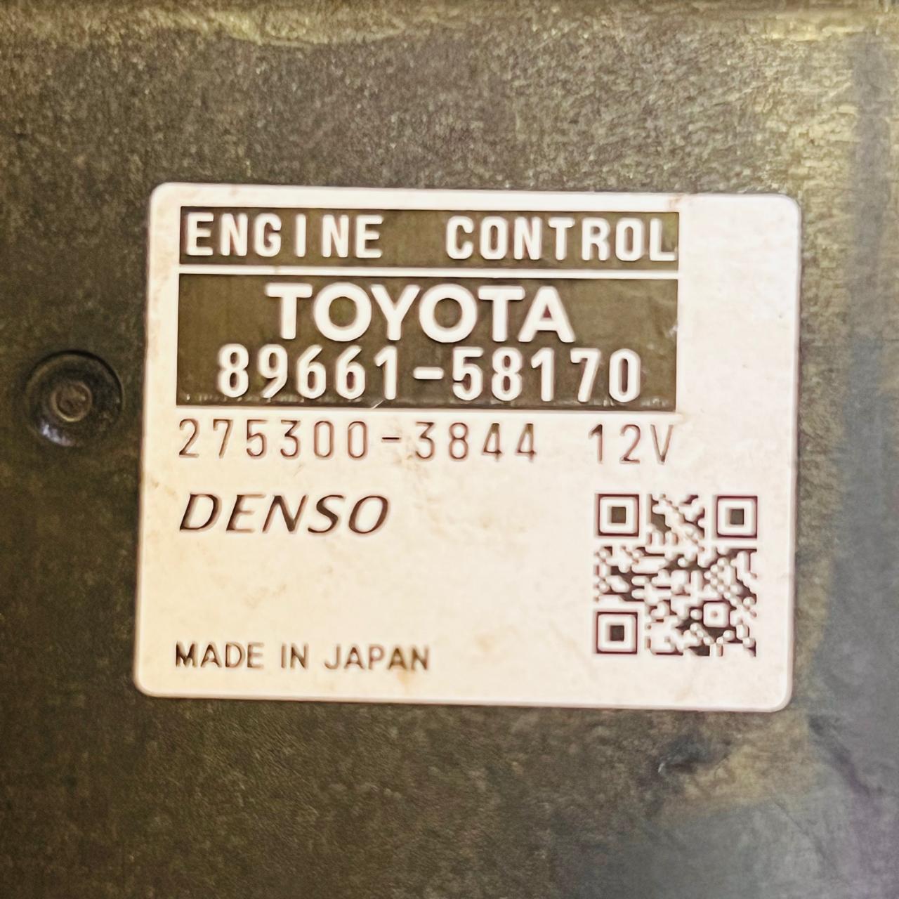 89661-58170 / 275300-3844 / 8966158170 / 2753003844 Toyota Alphard Engine Control Unit ECU, automan spare parts