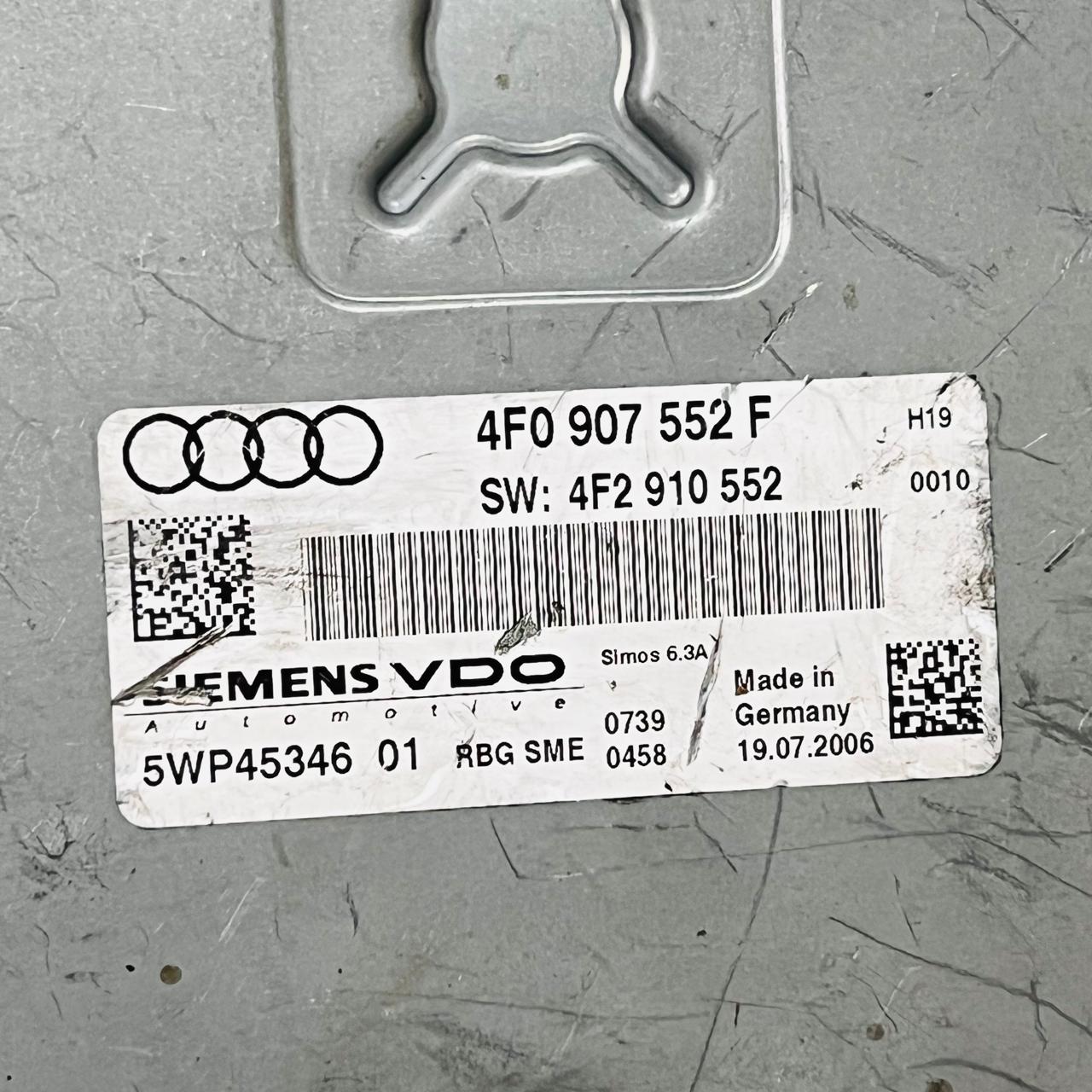 AUDI A4 ECU Engine control unit 5WP45346 01 4B0907552F
