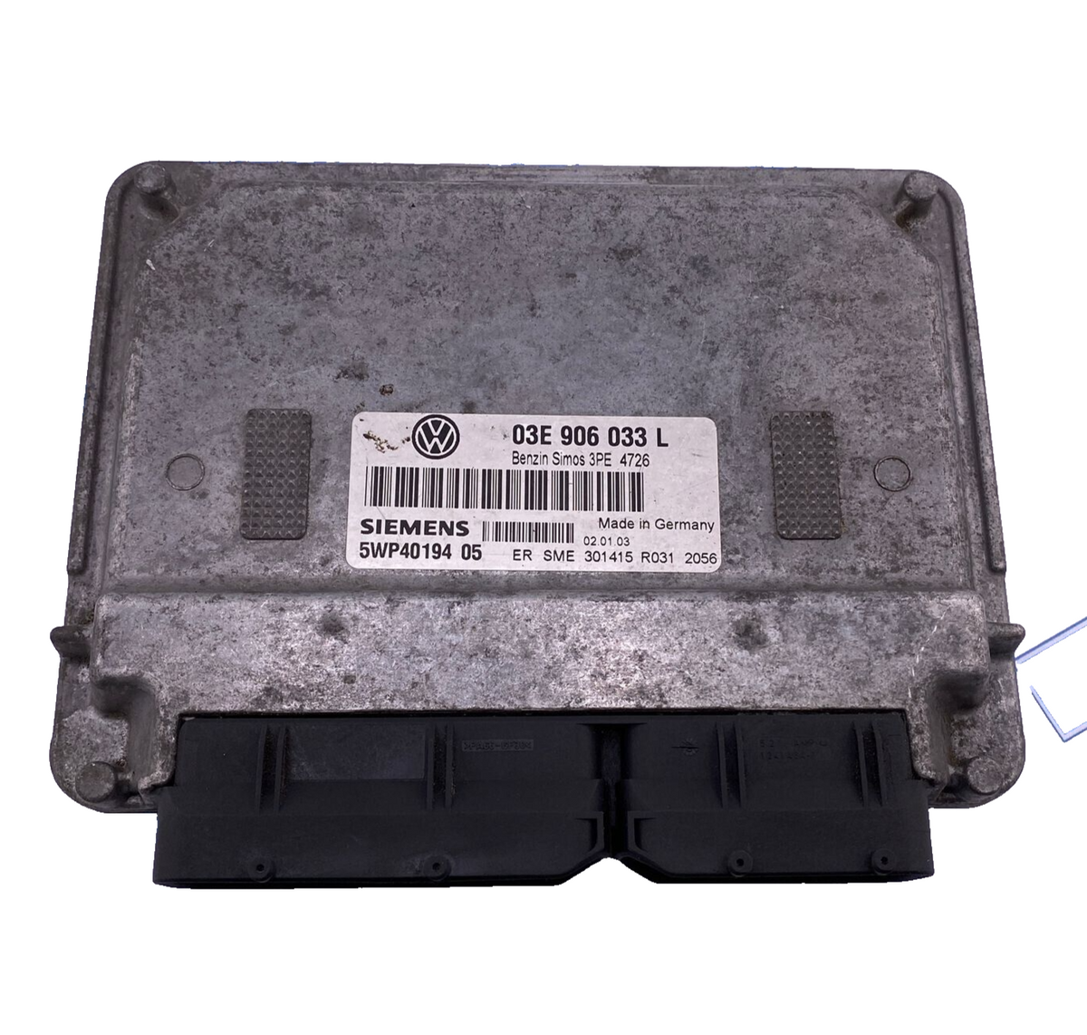 VW POLO  ENGINE CONTROL UNIT ECU 03E906033L  5WP40194 05