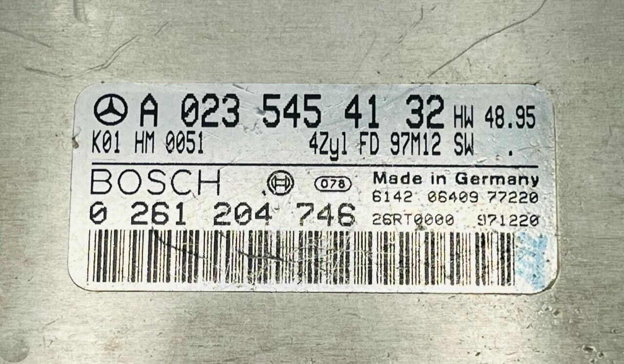 Mercedes-Benz SLK R170 96-04 Engine ECU A0235454132 0261204746, automan spare parts