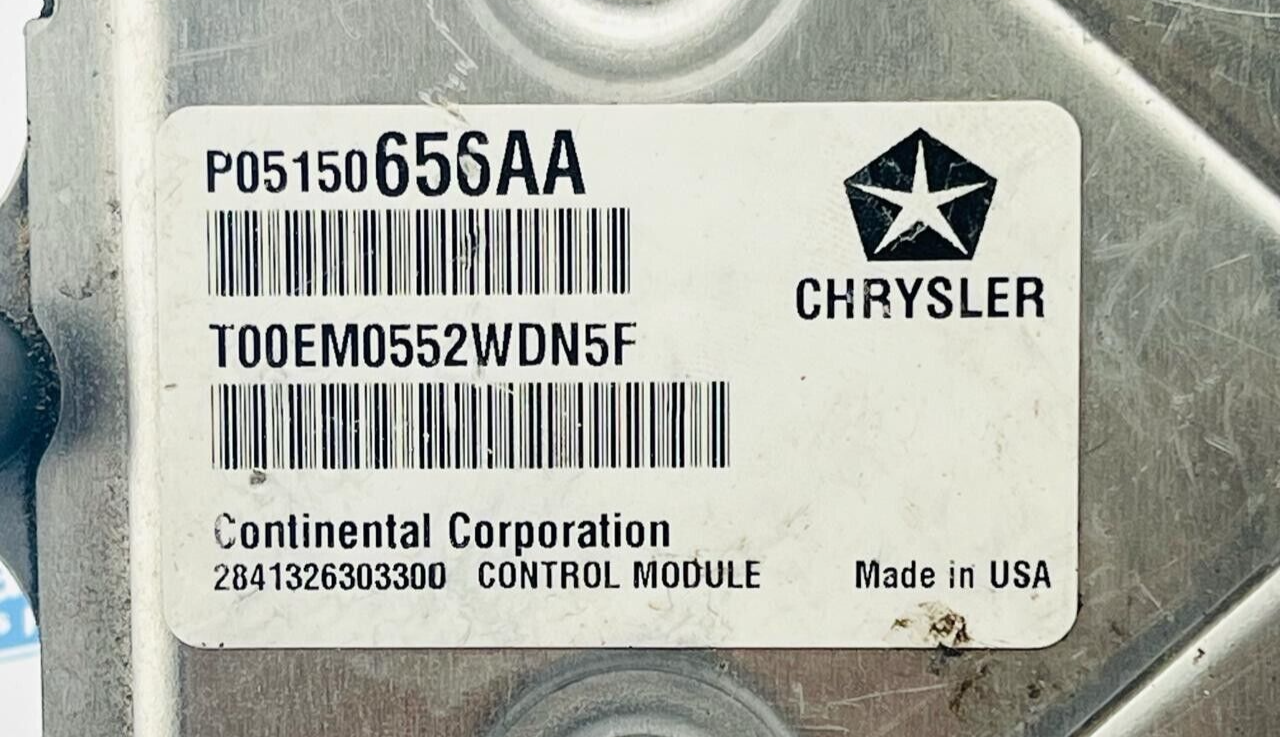 2011-2012 Dodge Journey Engine Control Unit ECU P05150656AA Module 989-28B5