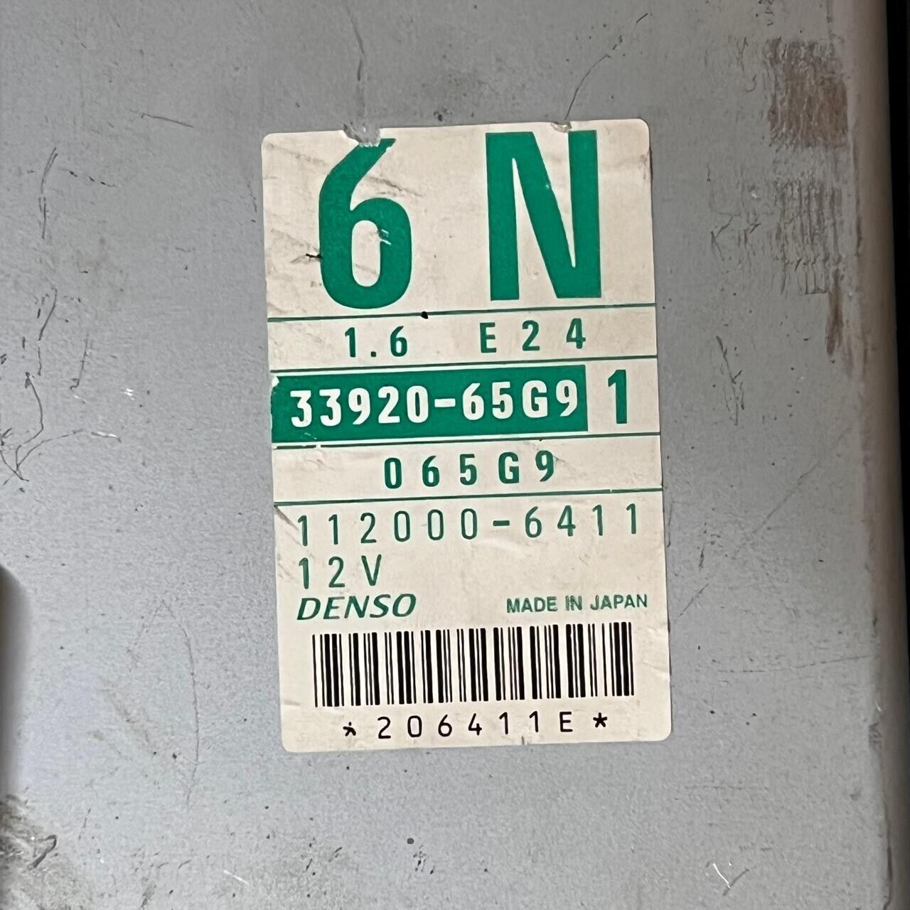 Suzuki Baleno Engine Control Unit ECU - 33920-65G9 / 112000-6411 3392065G9