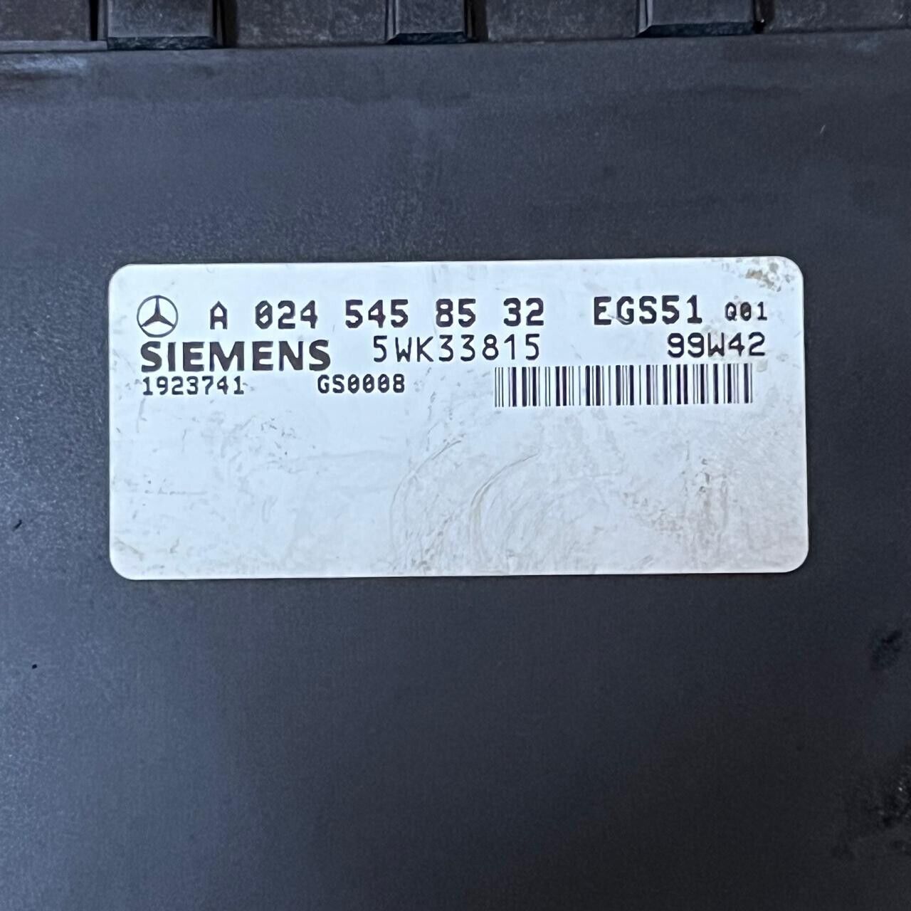 Mercedes W208 W203 W202 W210 EGS Gearbox Control Unit ECU A0245458532 OEM