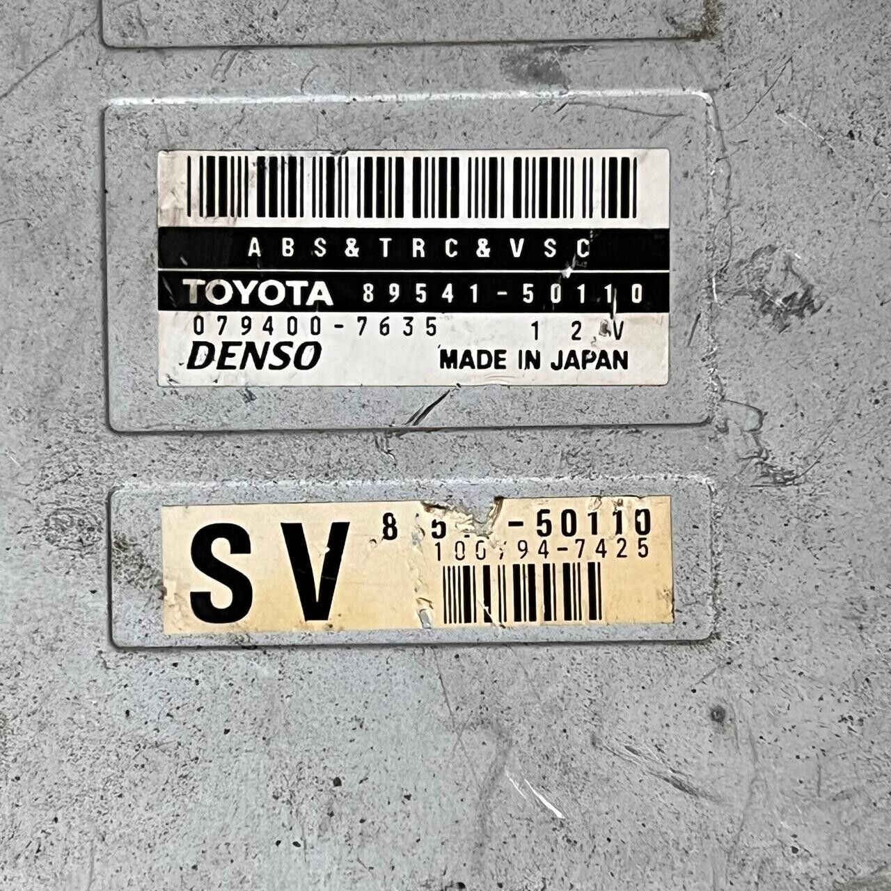 LEXUS LS400 ABS Controller - 89541-50110 / 079400-7635