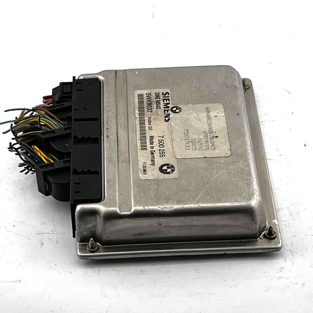BMW E39 E46 323i 523i M52 Unité de Commande Moteur 7500255 Siemens Dme MS42