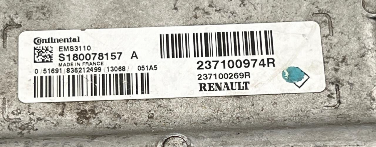 ECU 237100974R S180078157A Renault Fluence 2009-2013 2011 M4R 751 2.0
