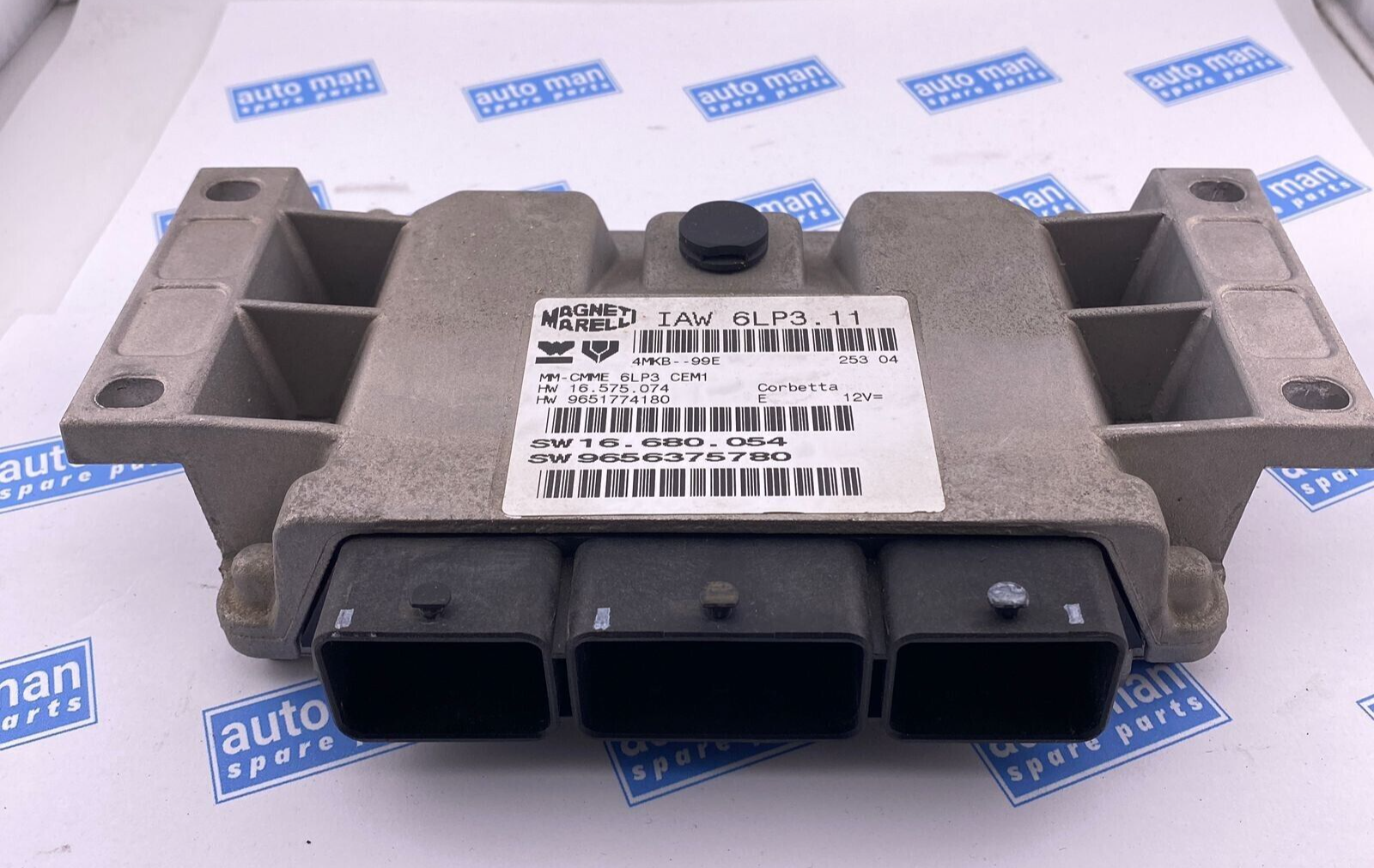 Peugeot 407 ECU engine control unit 9656375780 SW9656375780 16680054