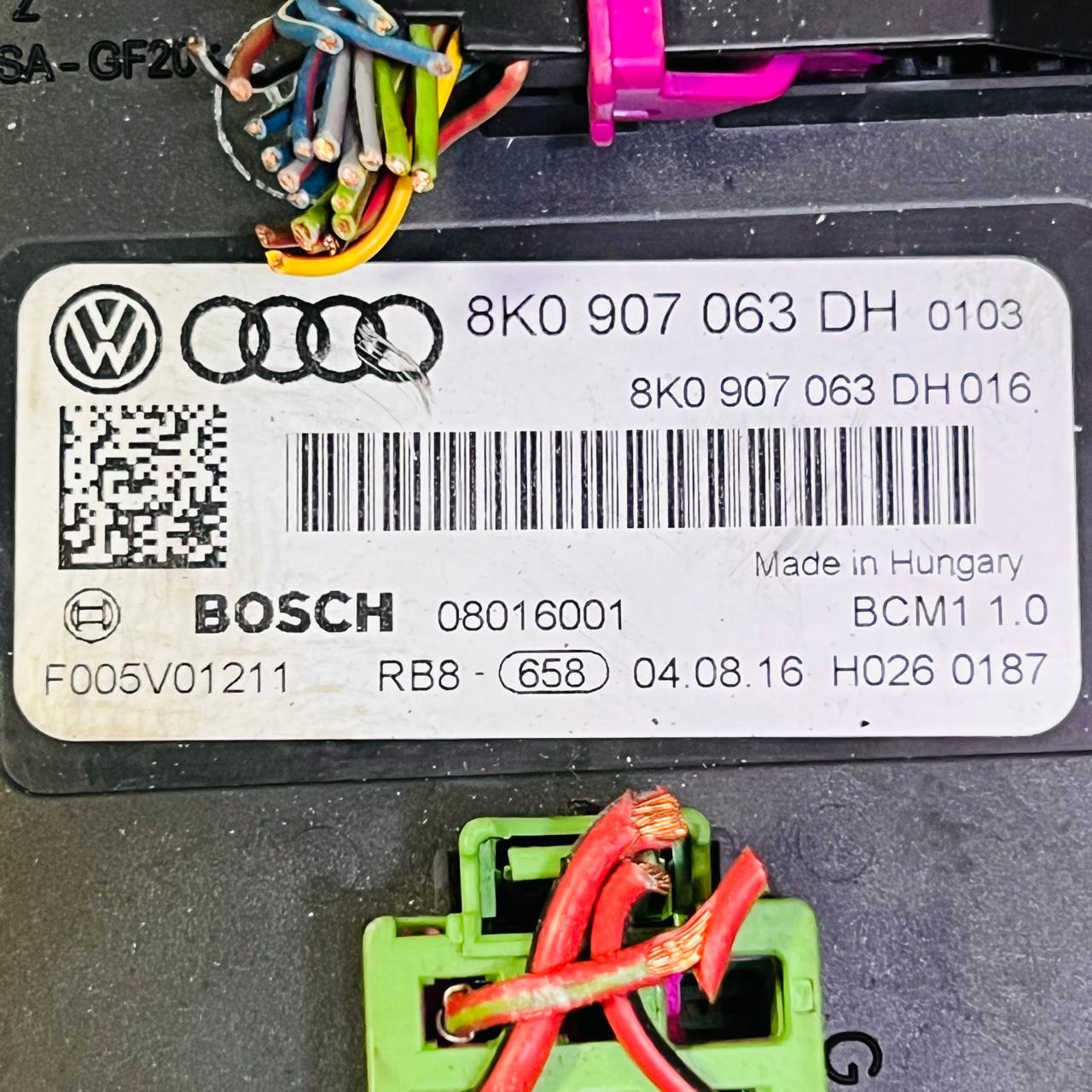 8K0907063DH AUDI Body Control Module BCM F005V01211 Genuine 08016001, WWW.AUTOMANSPAREPARTS.COM