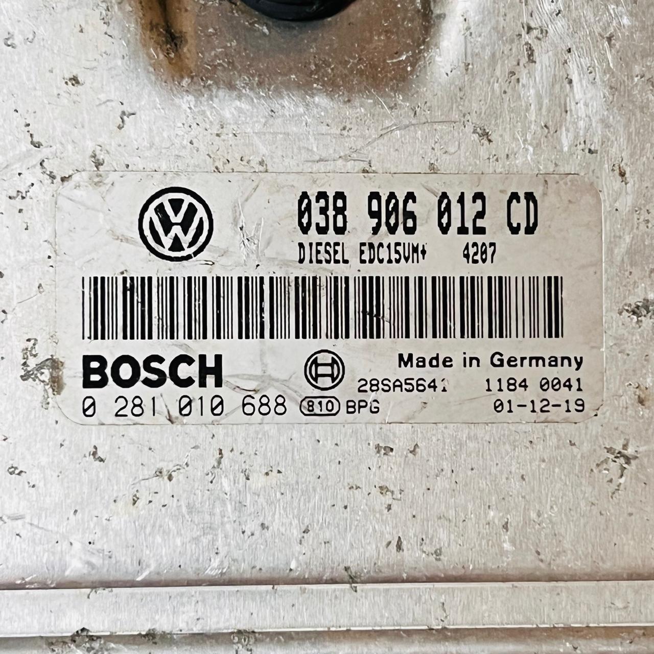 038906012CD 0281010688 Volkswagen Seat Skoda Audi Motor ECU Engine Module Unit