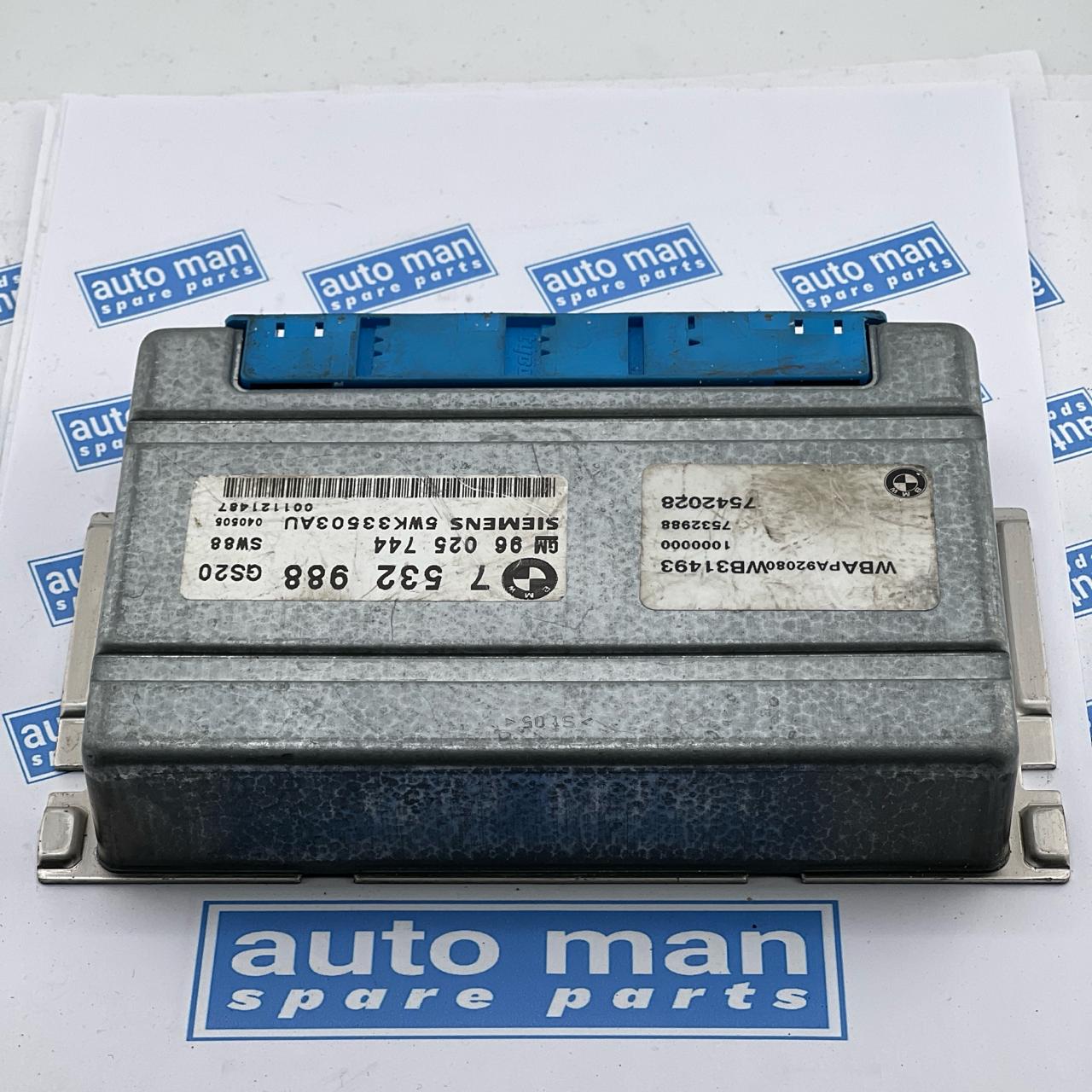 وحدة التحكم في ناقل الحركة TCU لسيارة BMW X3 موديل 2004 رقم 7532988 / 5WK33503AU OEM DK908328