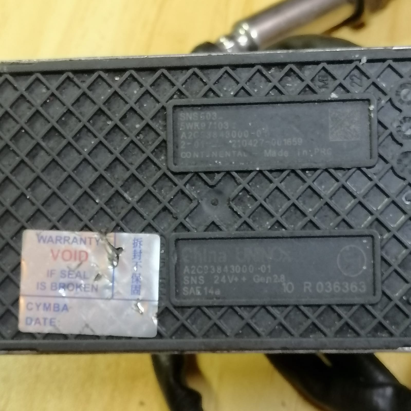 A2C93843000-01 Hino Truck NOx Sensor Control Module 5WK97103 / A2C9384300001