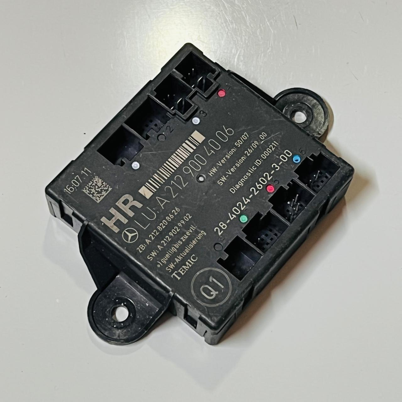 Mercedes C-Class w204 Rear Right Door Control A2129004006  OEM