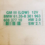 61.35-8381963 / 60837710 / 8381963 / 601-0729-013 Body Control Module BCM BMW 5 Series E39, automan spare parts