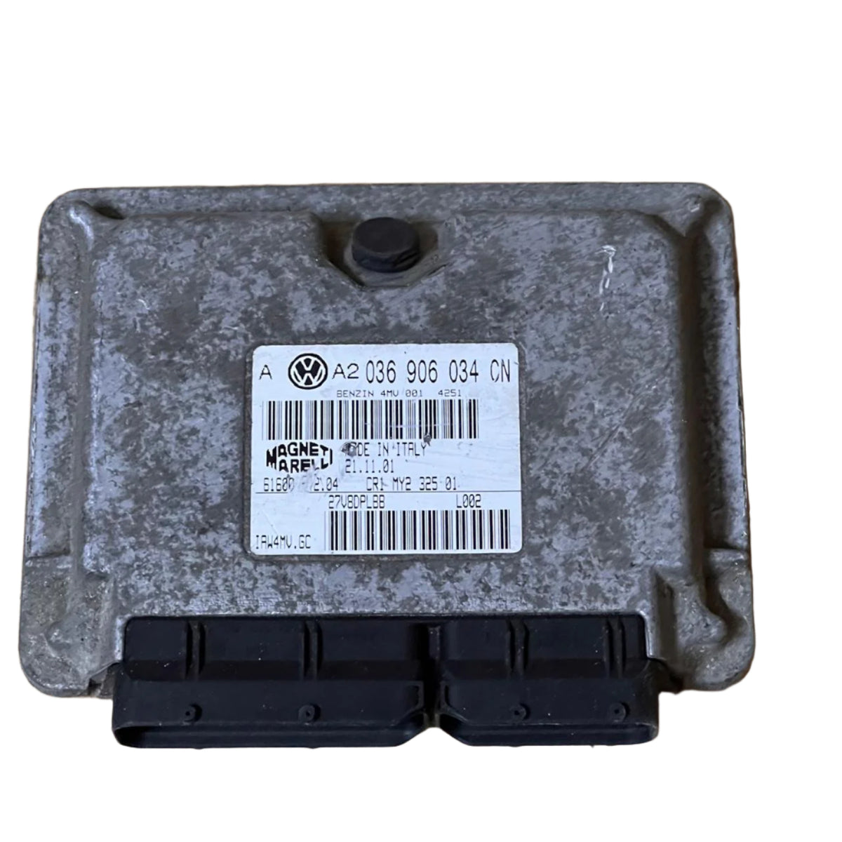 وحدة تحكم المحرك ECU فولكس فاجن فولكس فاجن جولف بورا 1.6 AZD 036 906 034 CN، 036906034CN، 61600.612.03، IAW4MV.GC، IAW4MVGC