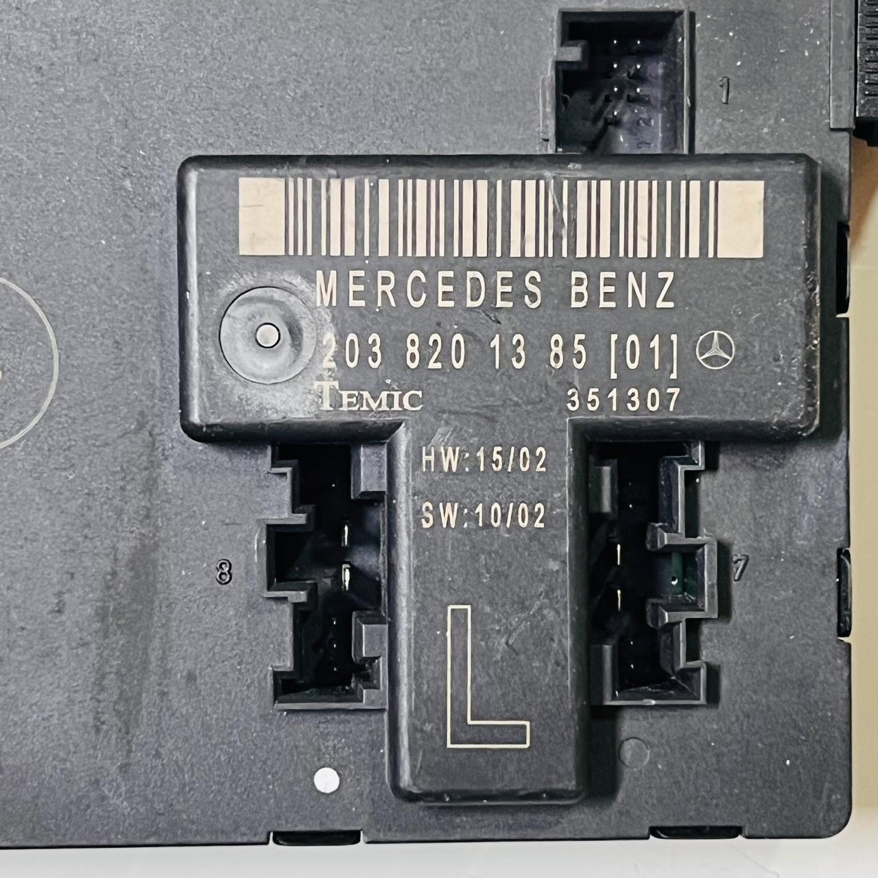 وحدة تحكم الباب الأمامي الأيسر لمرسيدس W203 C Class NSF ECU 2038201385 