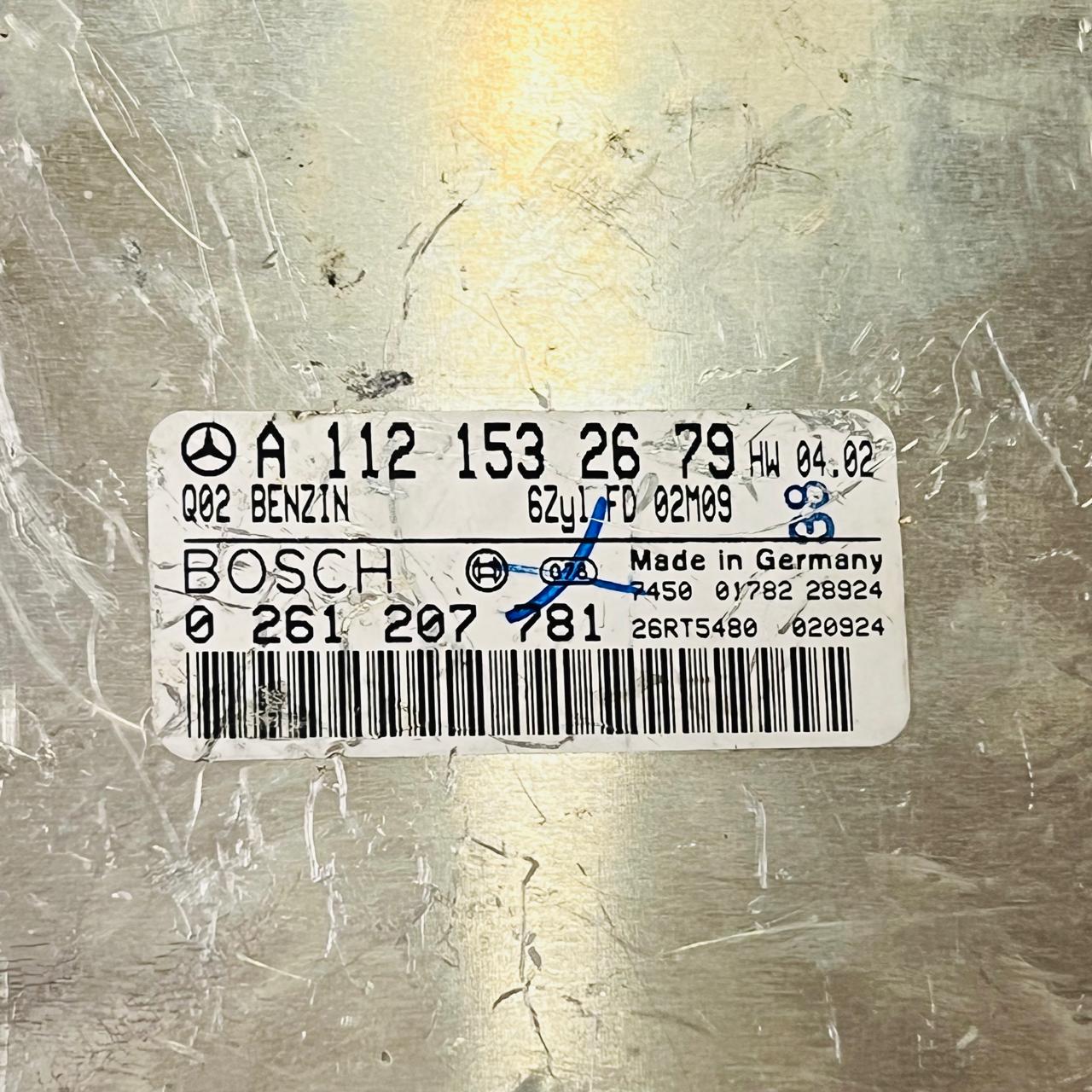 Mercedes Benz A1121532679 ECU Engine Control 0261207781