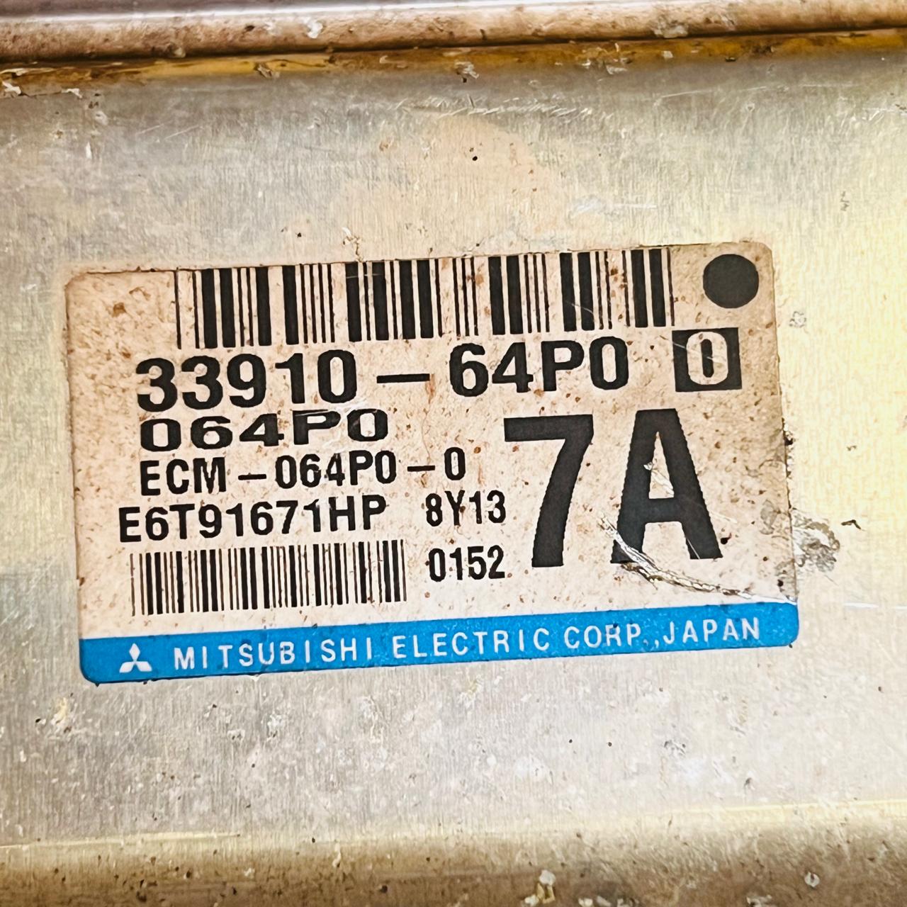 33910‑64P00 / E6T91671HP / 3391064P00 Engine Control Unit (ECU) Mitsubishi HBD-DA17V, automan spare parts