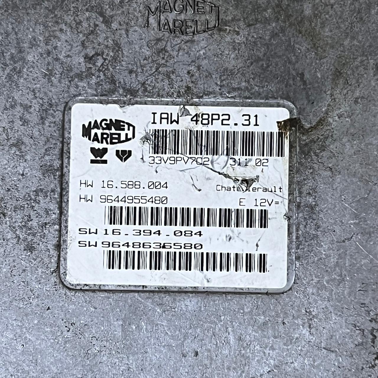 وحدة التحكم في المحرك ECU Magneti Marelli 9648636580، 9644955480 
