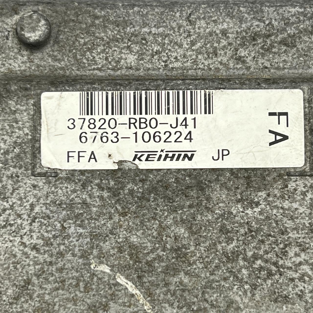 وحدة تحكم إلكترونية هوندا فيت 2011 DBA-GE6 37820-RB0-J41، وحدة تحكم إلكترونية أصلية JDM مستعملة 37820RB0J41