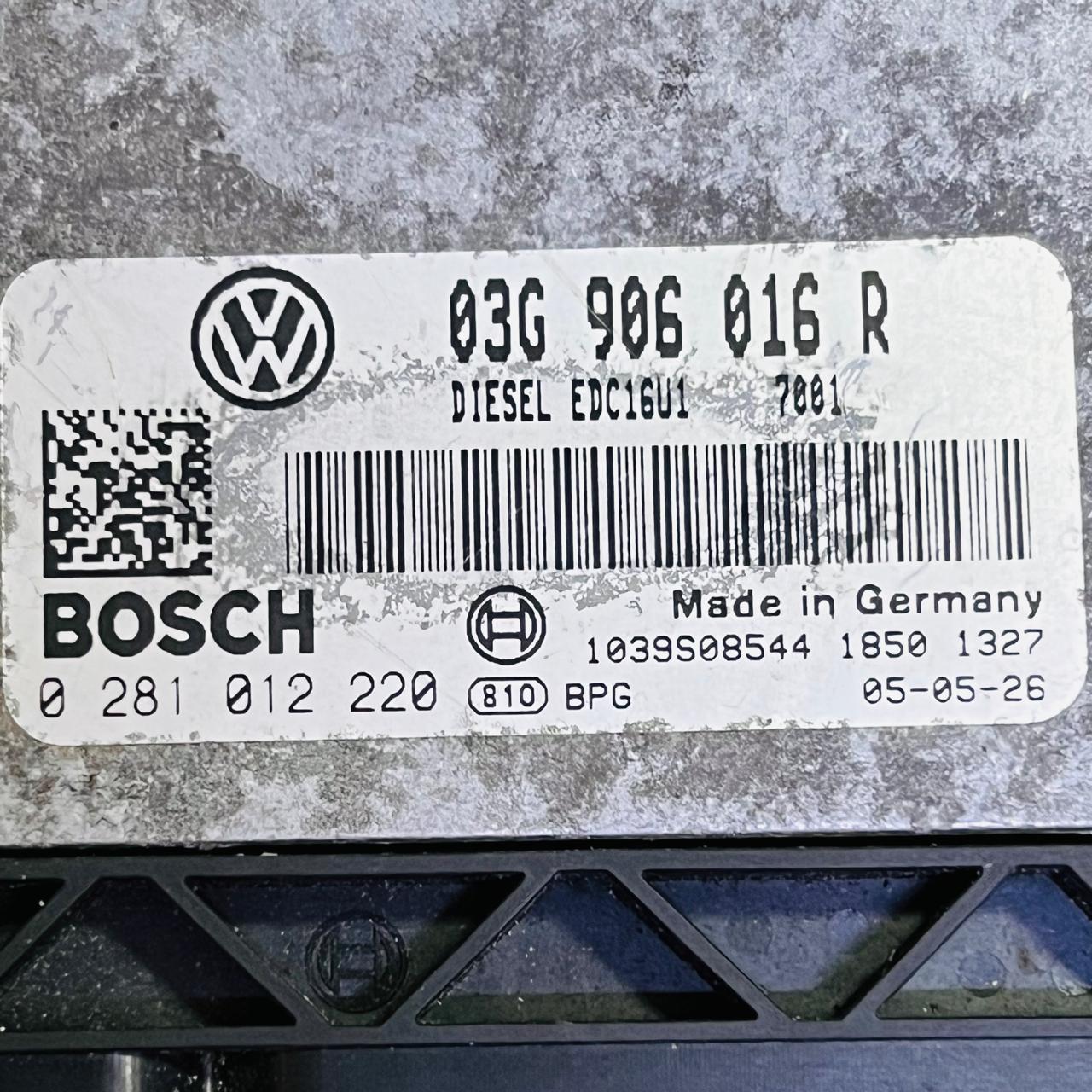 03G906016R / 0281012220 Volkswagen Golf Plus ECU (1.9 TDI) OEM Engine Control Unit, automan spare parts