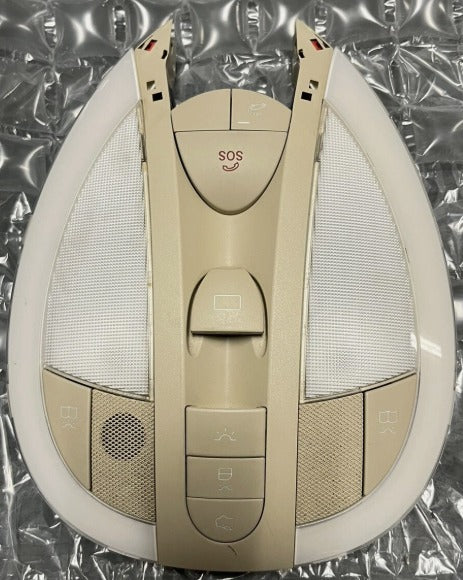 03-06 Mercedes W211 E55 AMG E500 Front Overhead Dome Light Beige A2118204301 OEM