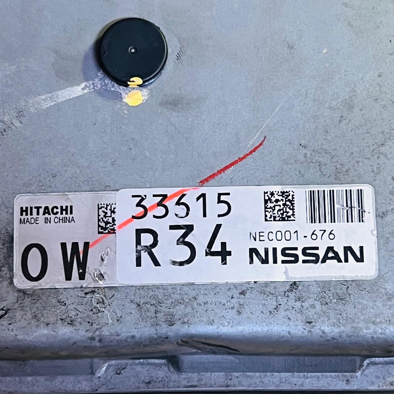 R34 NEC001-676 Nissan Pulsar B17 Engine Control Unit ECU NEC001676 | 2012–2017 Genuine OEM, automan spare parts