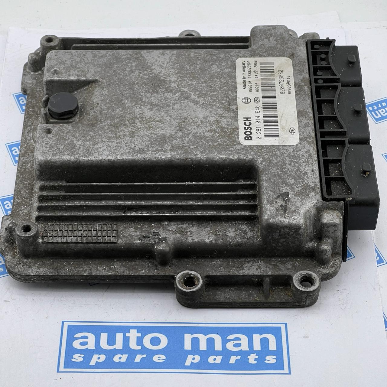 وحدة التحكم في محرك FR244 RENAULT ECU 8200726880 0281014646