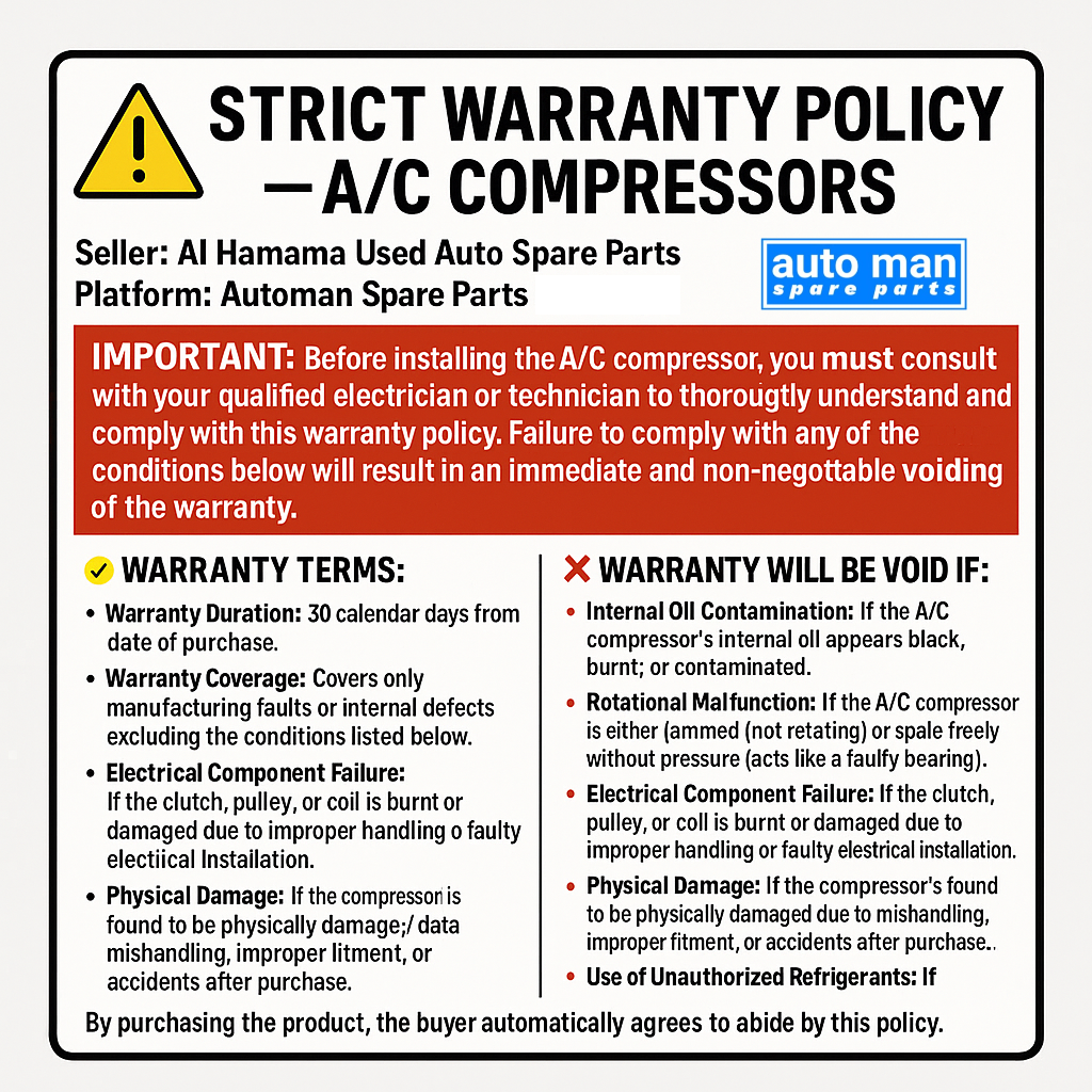 1731303111 AC Compressor Fits SsangYong Tivoli And Korando 6000206