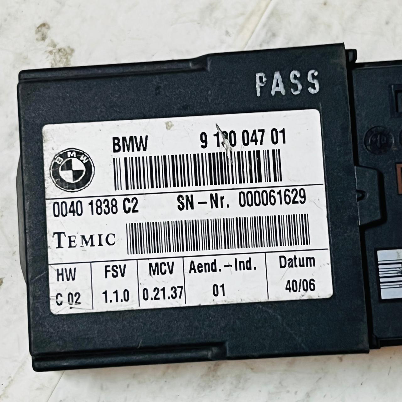 BMW 3 Series E92 Shade Seatbelt Assist Module 913004701