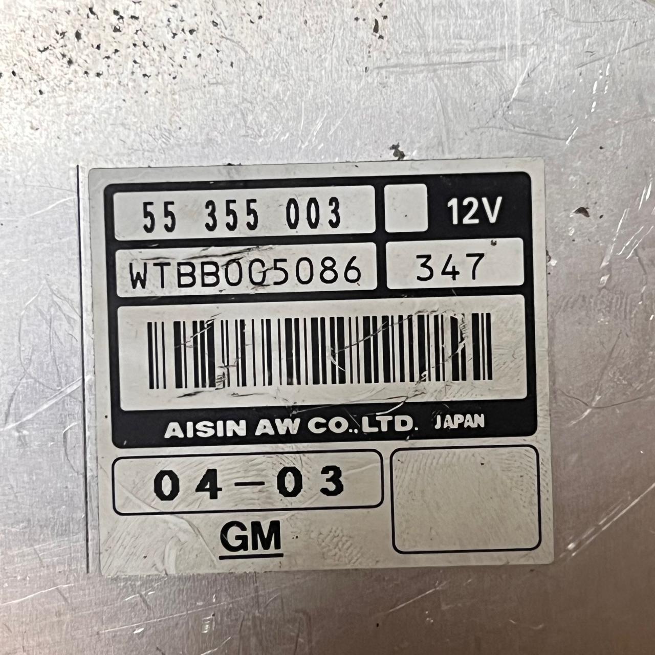 55355003 2004 SAAB Auto Transmission Module WTBB005086