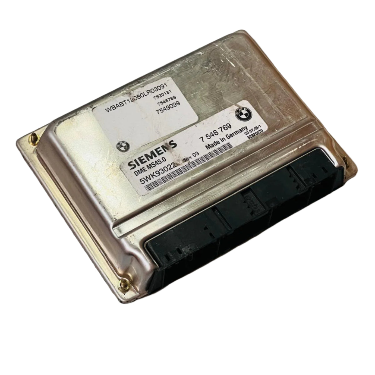 وحدة التحكم في المحرك ECU DME MS45.0 7548769 5WK93022 لسيارات BMW E60 E61 E83 E85 5 X3 Z4 M54