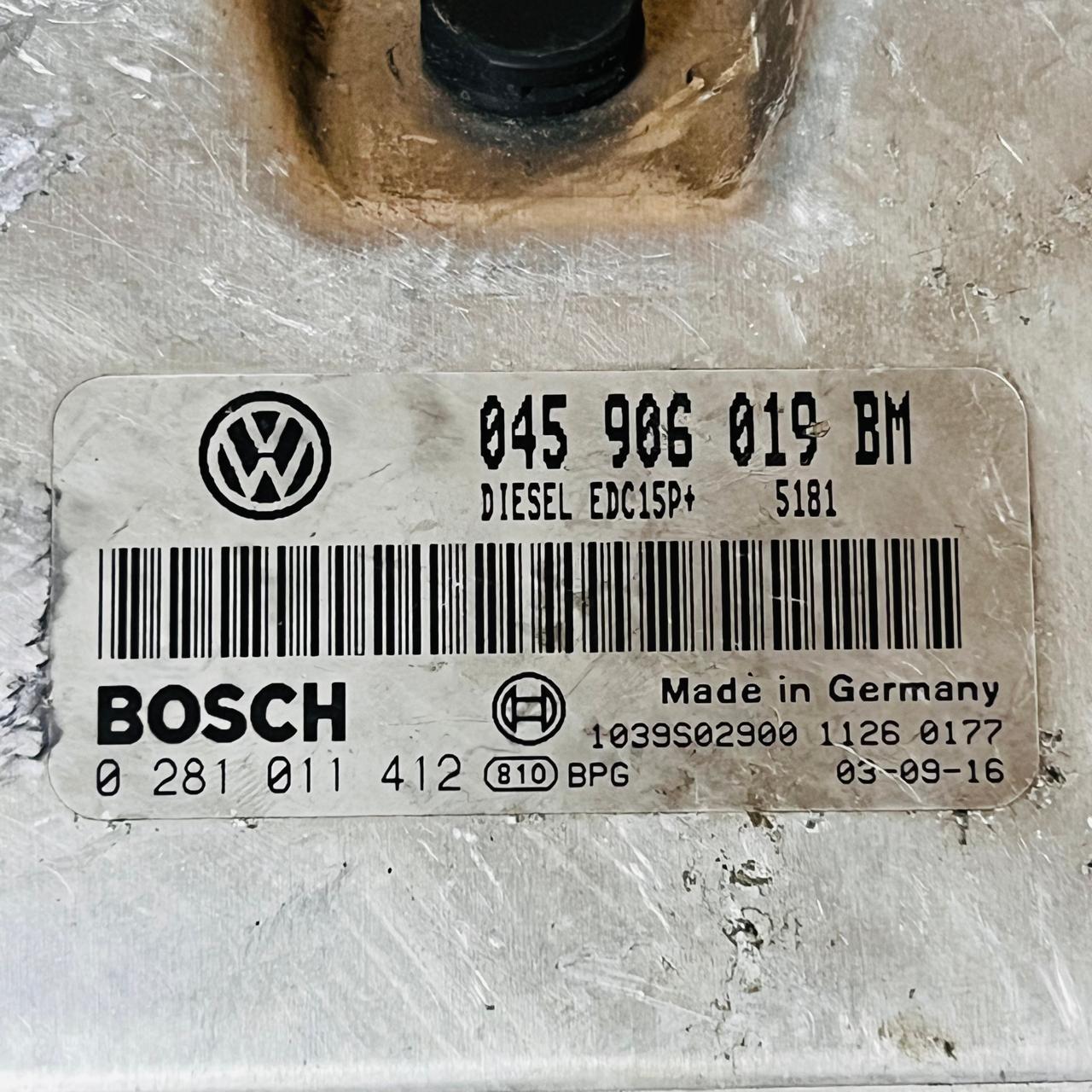 وحدة التحكم في محرك فولكس فاجن بولو ECU 045906019BM 0281011412