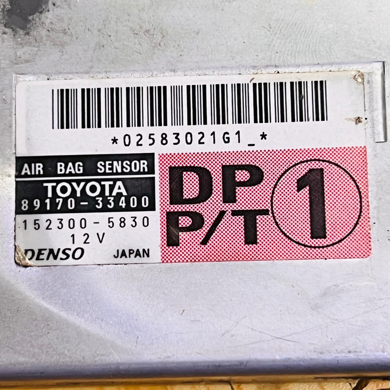 89170-33400/ 8917033400/ 152300-5830/ 1523005830 Toyota SRS Airbag Control Module Genuine OEM Airbag Sensor, automan spare parts