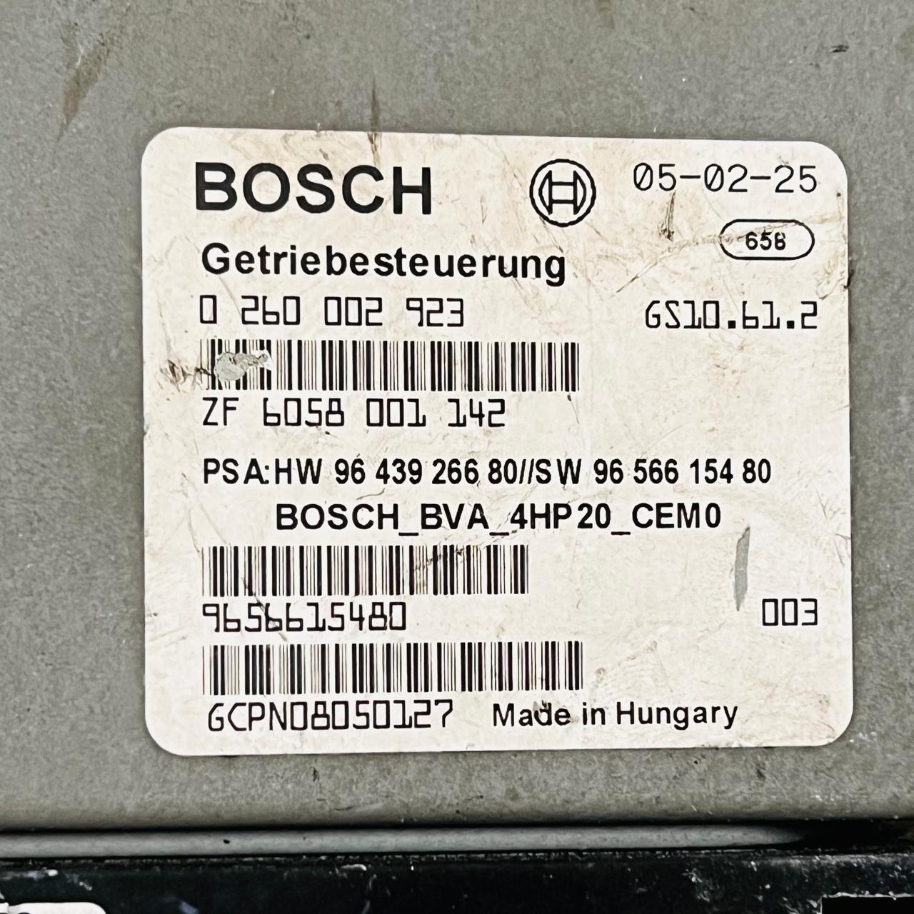 2006 Citroen C5 Gearbox Control Unit TCM 0260002923 9643926680 Genuine 2.2 Hdi