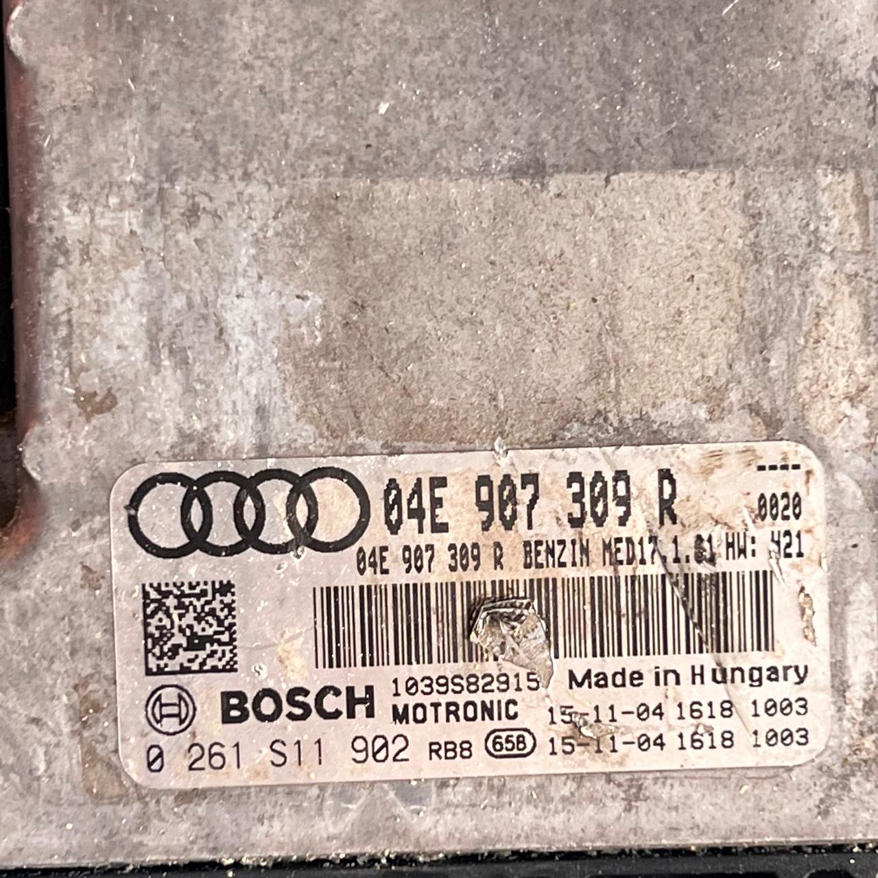 AUDI A4 B9 2017 1.4 TFSI 04E907309R 0261S11902 Engine Control Unit  ECU