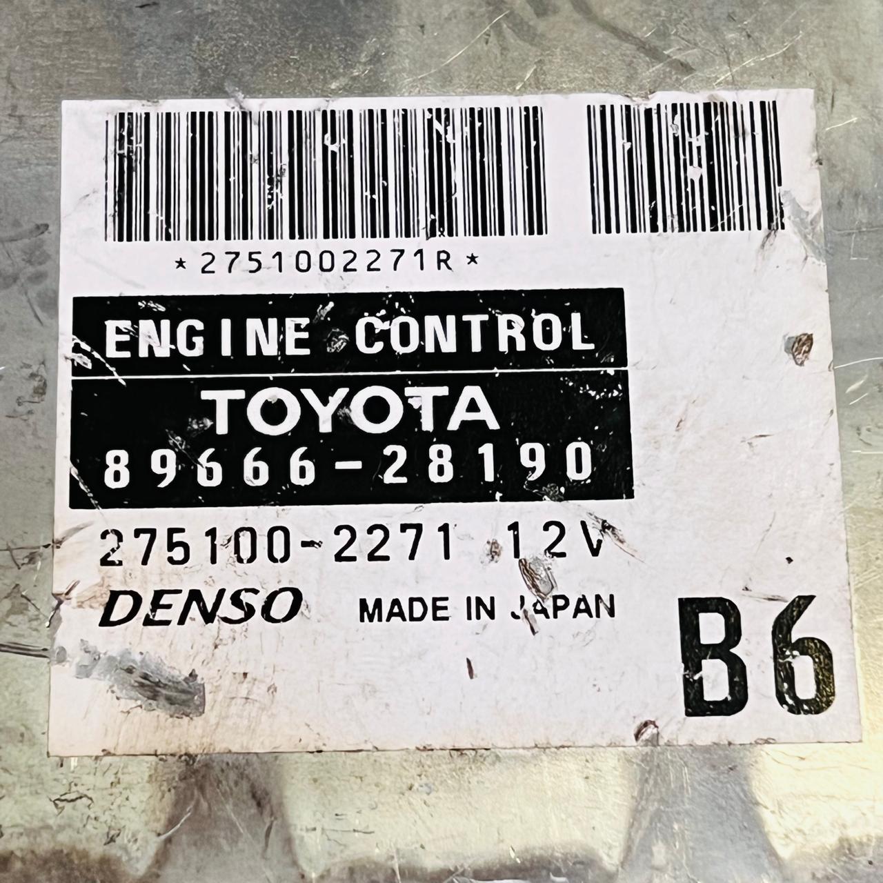 89666-28190 / 275100-2271 / 8966628190 / 2751002271 Genuine Toyota Estima ACR40W 2AZ-FE Engine Control Unit ECU OEM, automan spare parts