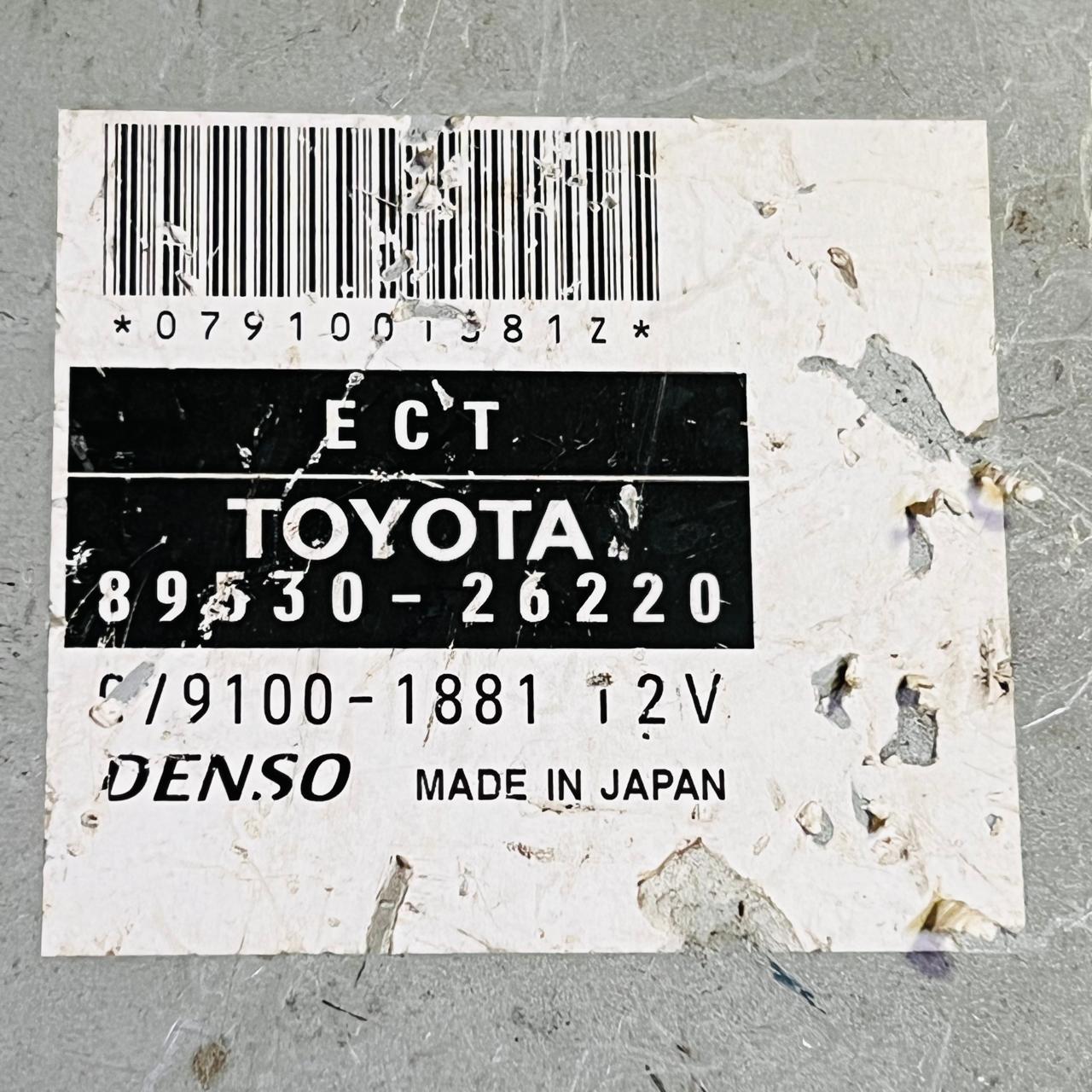 89530-26220 / 079100-1881 / 8953026220 / 0791001881 Genuine Toyota Hiace KDH200 Transmission Control Unit TCU for 2KD-FTV diesel engines. OEM, automan spare parts