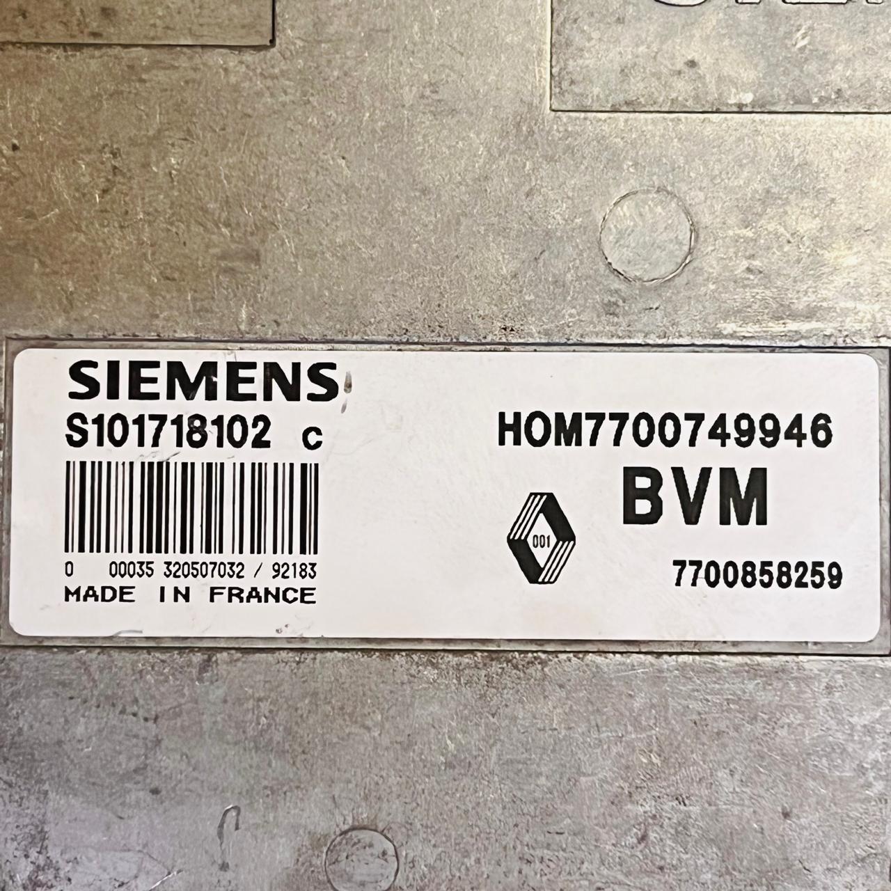 S101718102C / HOM7700749946 / 7700858259 Renault Engine Control Unit ECU Genuine, auto man spare parts