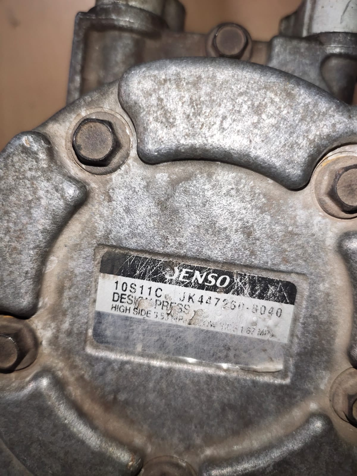 2004-2015 Toyota Hilux Engine JK 447260-8040 AC Compressor 10S11C OEM