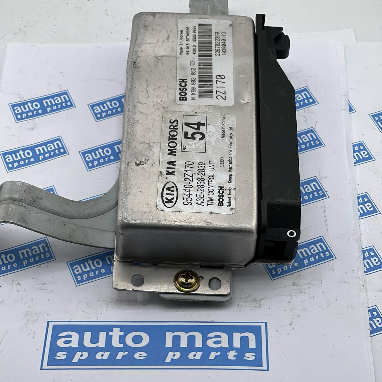 954402Z170 كمبيوتر ناقل الحركة المستعمل (وحدة التحكم في ناقل الحركة من شركة Electronicvic) لسيارة كيا ريو موديل 2004 (95440-2Z170 / A3E-2838-2839)
